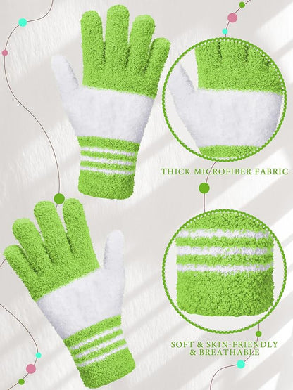 Patelai 3 Pairs Microfiber Plant Dusting Gloves Leaf Cleaning Gloves - Image 5