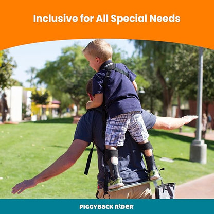 Piggyback SCOUT Toddler Carrier Backpack Deluxe - 6 Piece Set: Hip Belt, Carry Bag, Side Pocket, Mud Flap, Water Bottle & Selfie Stick Holders - For Ages 2-4 (Under 50 lbs) - Hiking & Travel