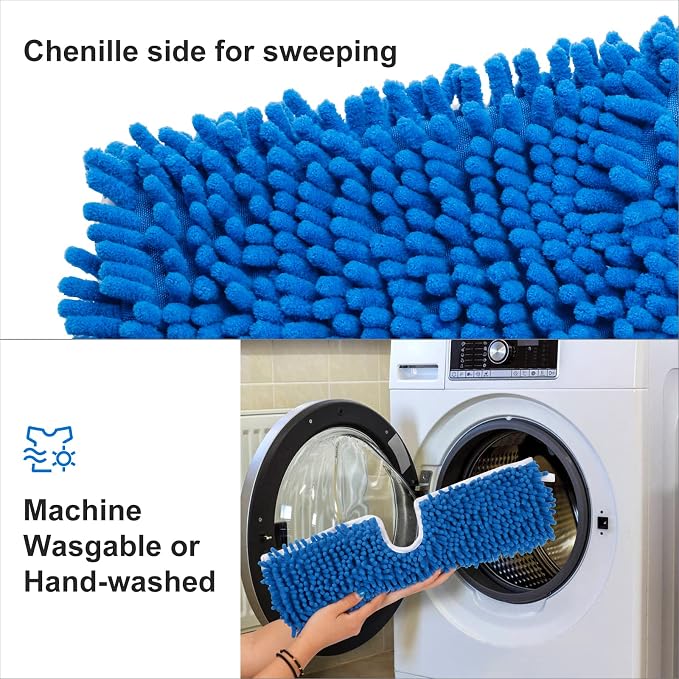 4 Pack Chenille Mop Heads Replacements Compatible - Image 4