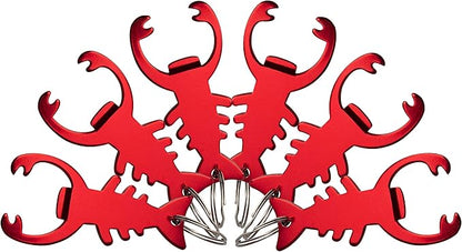 SWATOM Lobster 6PCS Bottle Opener Keychain Beer Openers Tool Key Chain Ring by SWATOM