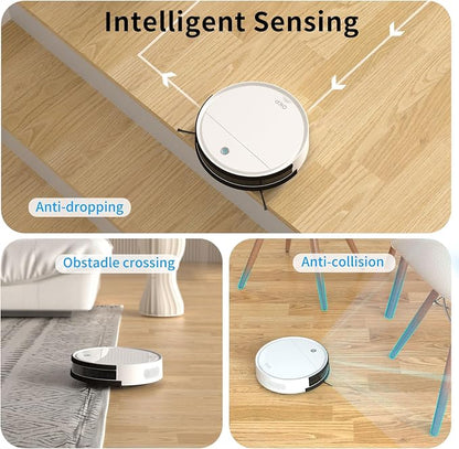 OKP K5 Robot Vacuum Cleaner, No Tangled Hair, Super Thin, 2500pa Suction - Image 6
