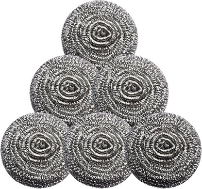Stainless Steel Scrubber Scrubbing Scouring Pad Sponges Clean Pot Pan and Steel by GUEICN