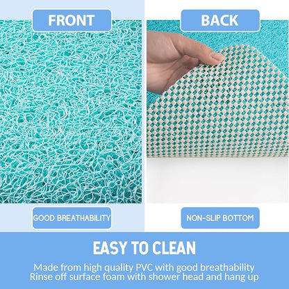 Non-Slip Bathtub Mat, Anti Slip Shower Mat, Fast Drying Bathtub Mats, Foot - Image 4