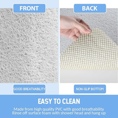 Non-Slip Bathtub Mat, Anti Slip Shower Mat, Fast Drying Bathtub Mats, Foot - Image 5