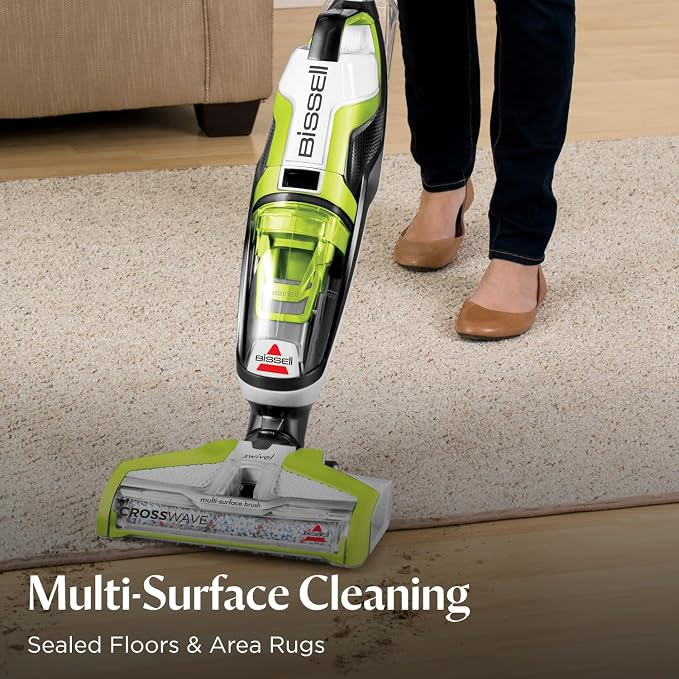 BISSELL Crosswave Turbo Vacuum Mop All in One Wet and Dry Vac Combo Hard Floor - Image 3
