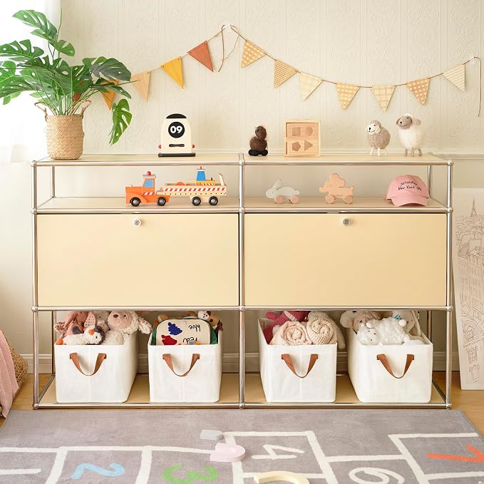 GRANNY SAYS Closet Storage Baskets, Collapsible Fabric Storage Bins - Image 2