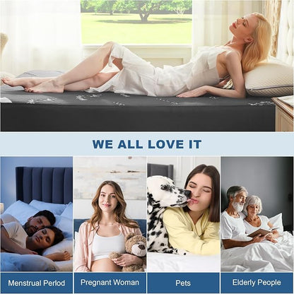 BEDLORE Full Size Mattress Protector Waterproof, Mattress Pad Fitted 6-15 Inch - Image 7