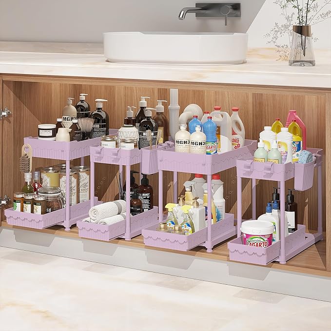 Sevenblue Under Sink Organizer, Bathroom Organizers and Storage, 2 Tier by Sevenblue