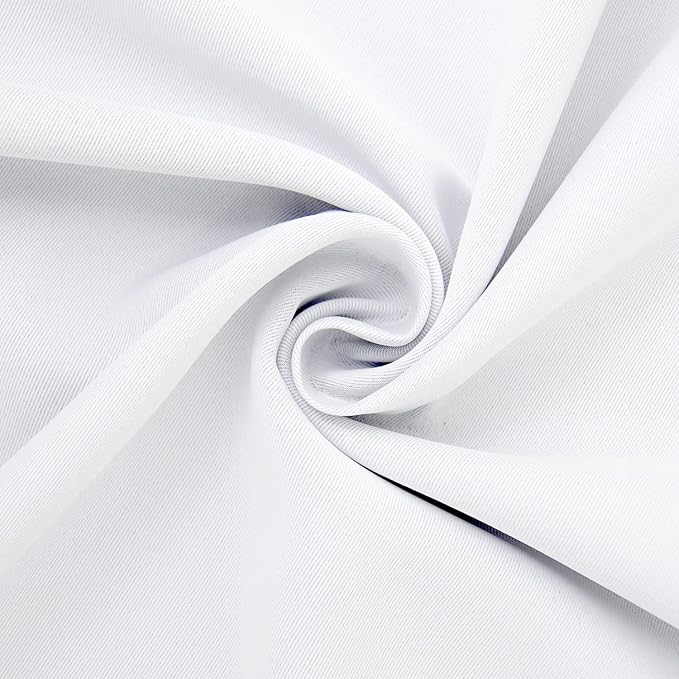 BGment Short White Curtains 40 Inches Length - Image 5