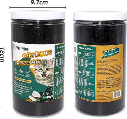 Cat Litter Deodorizer 2.4Lb Activated Carbon Litter Box Odor Eliminator - Image 7