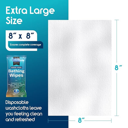 Adult Wet Wipes Body Wipes | Adult Wash Cloths Extra Large, Bathing Wipes - Image 5