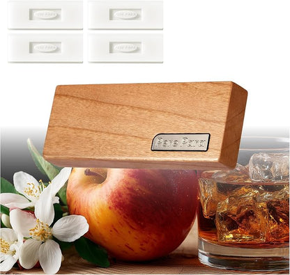 4 Refreshing Scent Bags Wood Car Air Freshener Vent Clip- Natural Scent Diffuser - Image 2