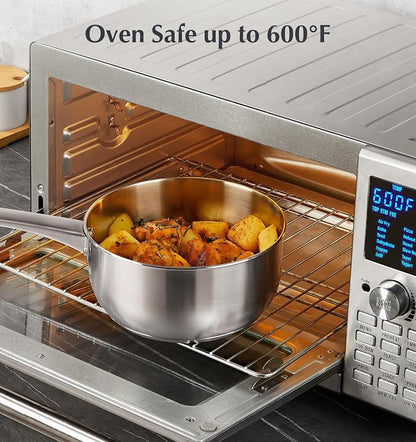 KOCH SYSTEME CS Stainless Steel Saucepan, 3 Quart Saucepan - Image 7