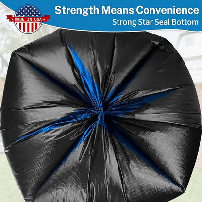 Heavy Duty Trash Bags 55-60 Gallon, Commercial, Construction & Outdoor Use | - Image 5