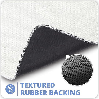 Toilet Rugs U Shaped Bathroom Rug, Machine Washable Non Slip Quick Dry Super - Image 4