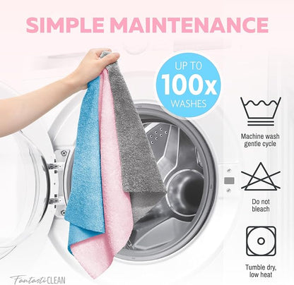 Fantasticlean XL Tear-Away Microfiber Cleaning Cloth Roll, Thick & Large - Image 8