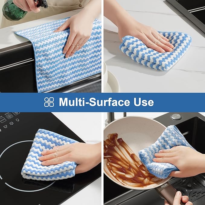 JOYMOOP Microfiber Cleaning Cloth, Mixed Color Towels - Image 5