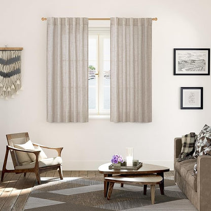 YoungsTex Linen Curtains 48 Inch Length - Image 8
