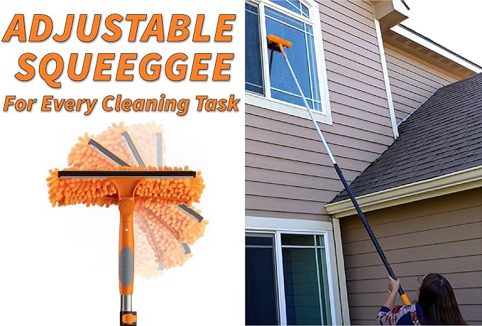5-24ft Window Washing Kit with Extension Pole // Window Cleaning Tool & Window - Image 5
