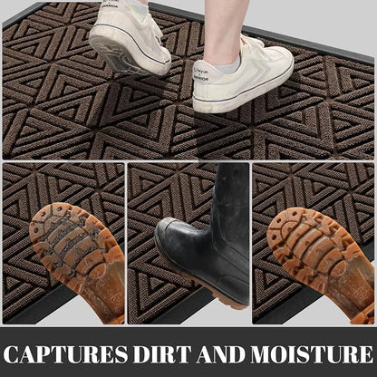 Yimobra Extra Large Door Mat 60x32, All-Weather Waterproof Non-Slip Welcome - Image 7