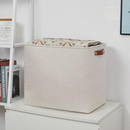 DULLEMELO Fabric Storage Basket, Large Storage Bin - Image 7