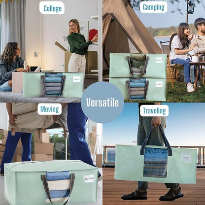 VENO 8 Pack Moving Bags for College, Heavy-Duty Storage Totes, Moving Boxes and - Image 6