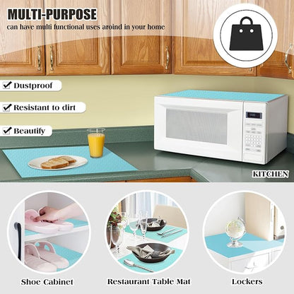 20Pcs Refrigerator Liners, Washable Fridge Liner Shelf Mats Refrigerator Pads - Image 6
