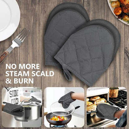 1 Pair Short Oven Mitts - Image 7