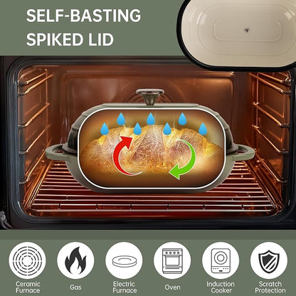 Premium Enameled Cast Iron Dutch Oven - Image 7