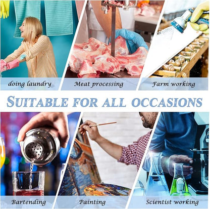 Hercicy 3 Pcs Heavy Duty Waterproof Aprons 47" PVC Vinyl Aprons Transparent - Image 6