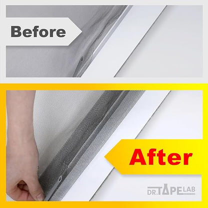 Black Window Screen Repair Tape, 4 in X 15 FT, Screen Repair Kit - Image 3