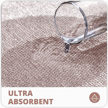 Toilet Rugs U Shaped Bathroom Rug, Machine Washable Non Slip Quick Dry Super - Image 3