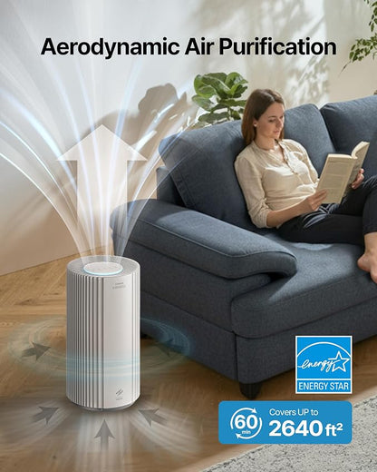 COWAY Air Purifiers for Large Room Whole Home Up to 2, 640 ft², True HEPA - Image 3