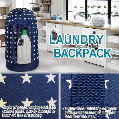 Dalykate Backpack Laundry Bag, Laundry Backpack - Image 5