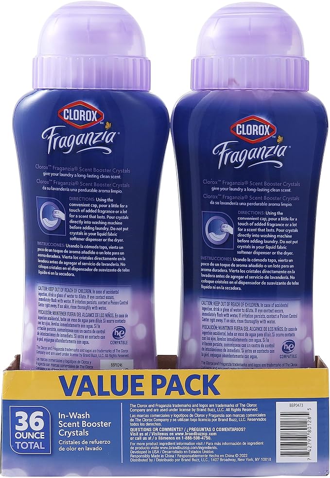 Clorox Fraganzia Scent Boosting in-Wash Laundry Crystals, Lavender - Image 6