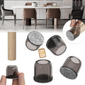 24PCS Extra Small Chair Leg Floor Protectors, Furniture Sliders, Chair Leg Protectors for Hardwood Floors, Non-Slip Felt Furniture Pads, Round Silicone Cap Covers to Protect Floors(Fit 0.5" - 0.75")