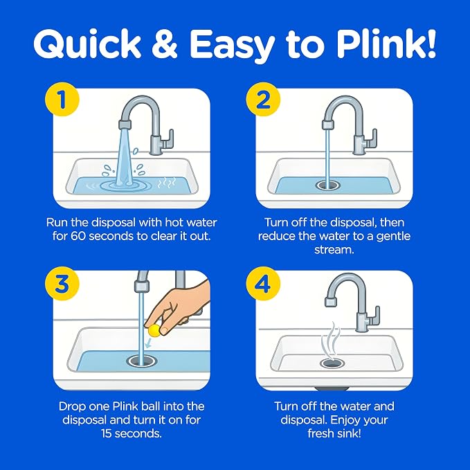 Compac Home Plink Garbage Disposal Cleaner and Deodorizer 60ct VALUE PACK - Image 8