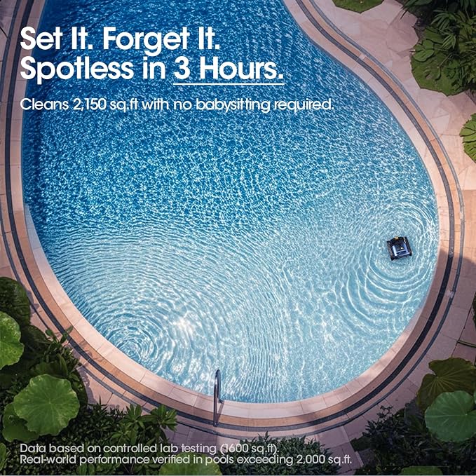 Cordless Robotic Pool Vacuum, Pool Cleaner - Image 4