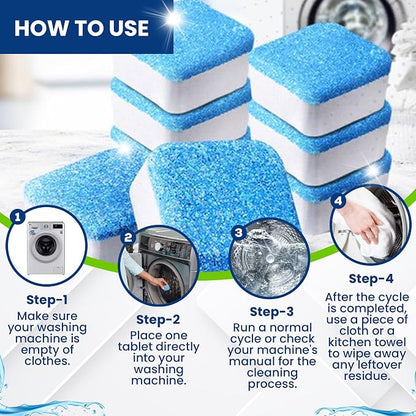 True Fresh Washing Machine Cleaner Tablets – 25-Pack Deep Cleaning - Image 4