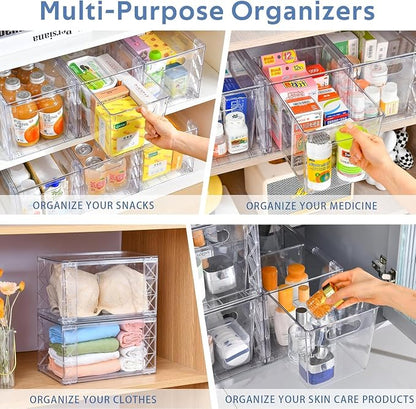 Plastic Drawers Storage, Acrylic Storage Bins - Image 3