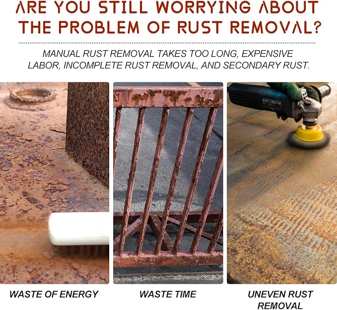 Water-Based Metallic Paint, Rust Removal Converter Metallic Paint, Rust Remover - Image 2