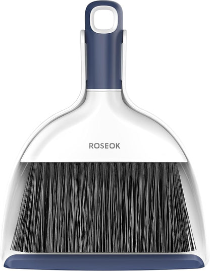 Mini Broom and Dustpan Set for Cleaning, Compact Desktop Dustpan by ROSEOK