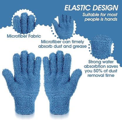 Plant Dusting Gloves, Microfiber Dusters - Image 3