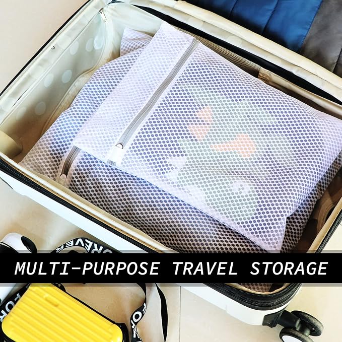5Pcs Durable Honeycomb Mesh Laundry Bags - Image 5