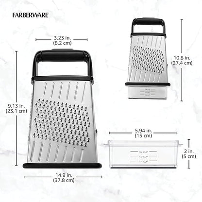 Farberware Professional 4-Sided Slim Stainless Steel Heavy Duty Kitchen Box - Image 2