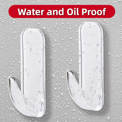Wall Hooks for Hanging Heavy Duty, Large 12 Self Adhesive Wall - Image 5