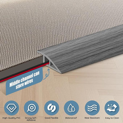 Floor Transition Strip Door Threshold 39" Floor Transition Reducer Trim on The - Image 3