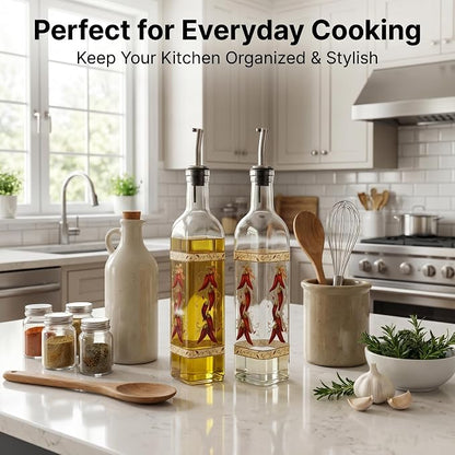Topadorn 17 oz Olive Oil Dispenser Bottle Set - Image 6