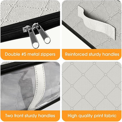 StorageRight Under Bed Storage Bins, Breathable Organizer - Image 3