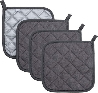 Joyhalo 4 Pack Pot Holders for Kitchen Clearance, Hot Pads for Kitchen by Joyhalo
